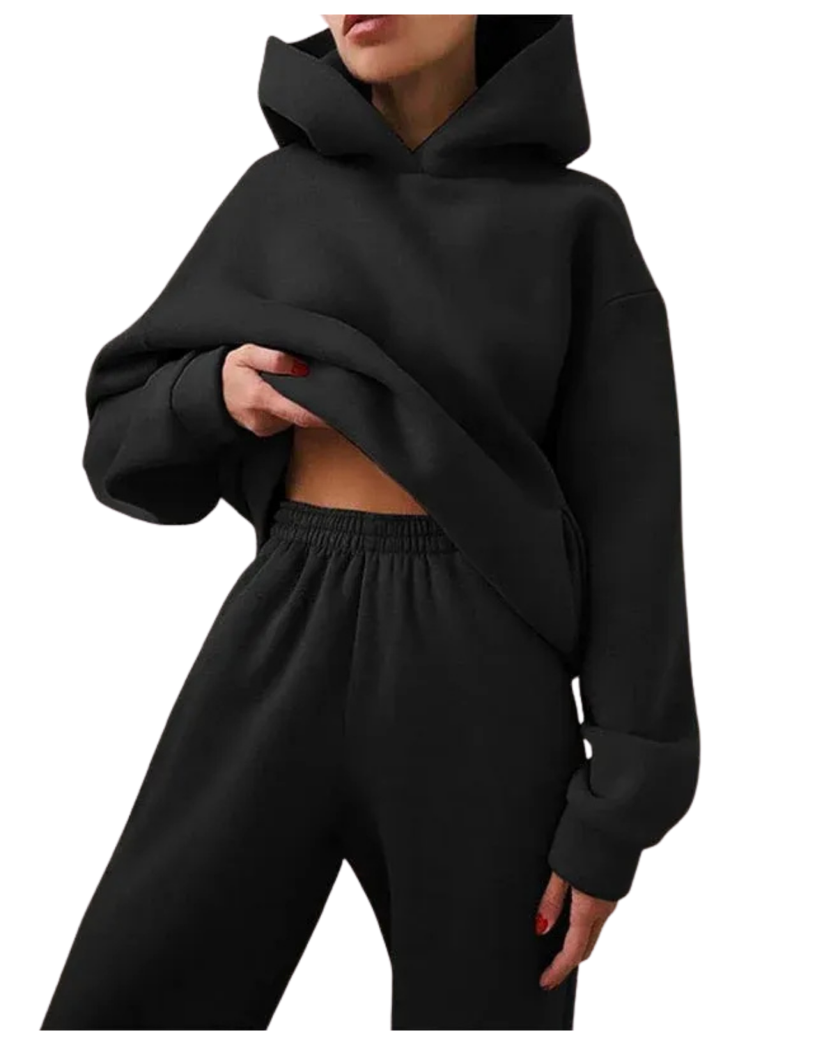 Eva - Oversized Dames Hoodie Joggingpak met Broek in Comfortabele Set