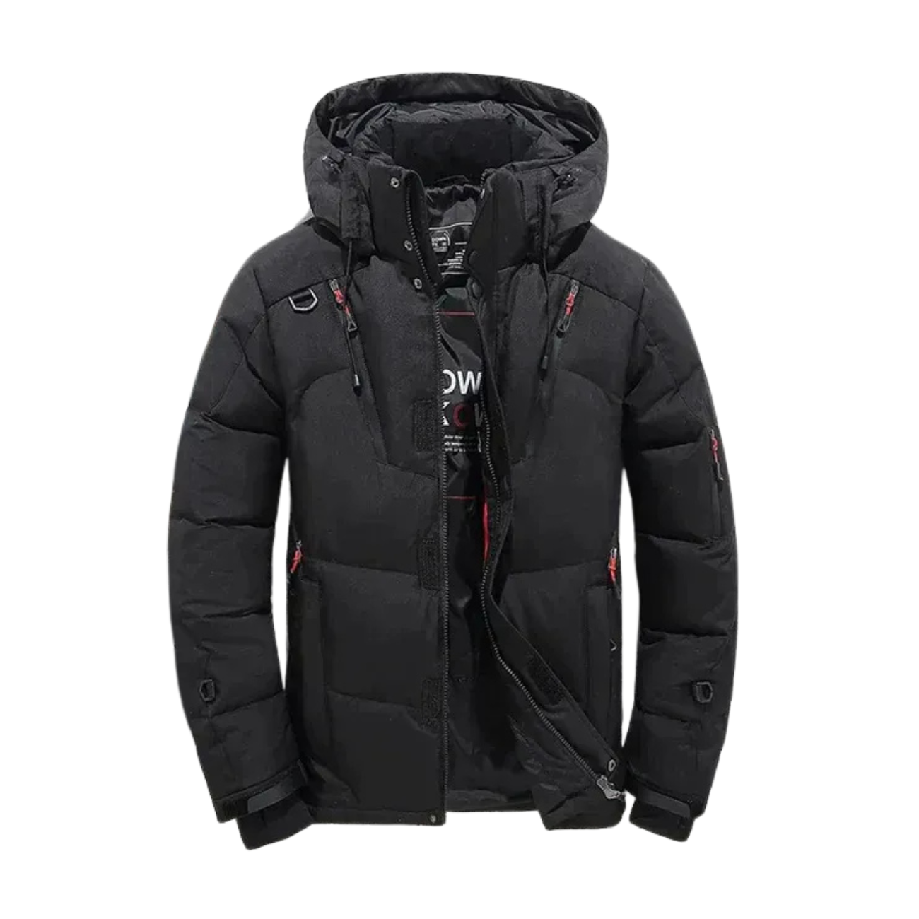 Marcus - Lange Winterjas met Capuchon voor Heren