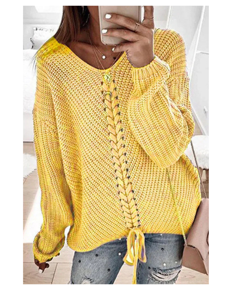 Sofie - Gebreide Dames Sweater, Warme Wollen Trui met Vlechtpatroon