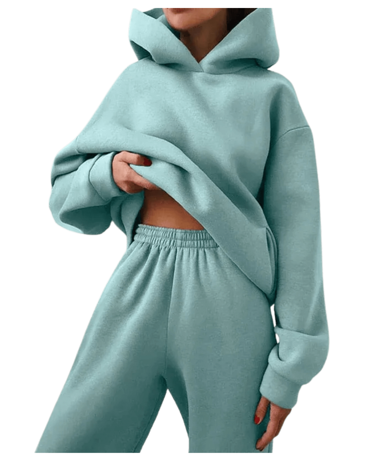 Seralvia Eva - Oversized Dames Hoodie Joggingpak met Broek in Comfortabele Set