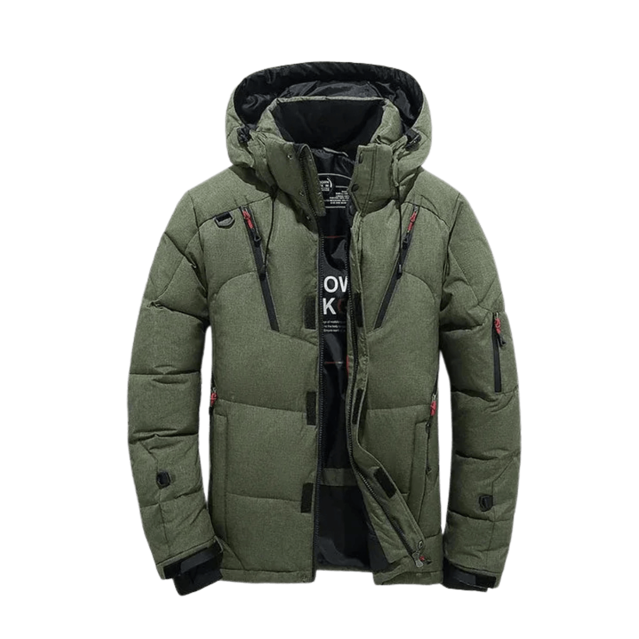 Seralvia Marcus - Lange Winterjas met Capuchon voor Heren