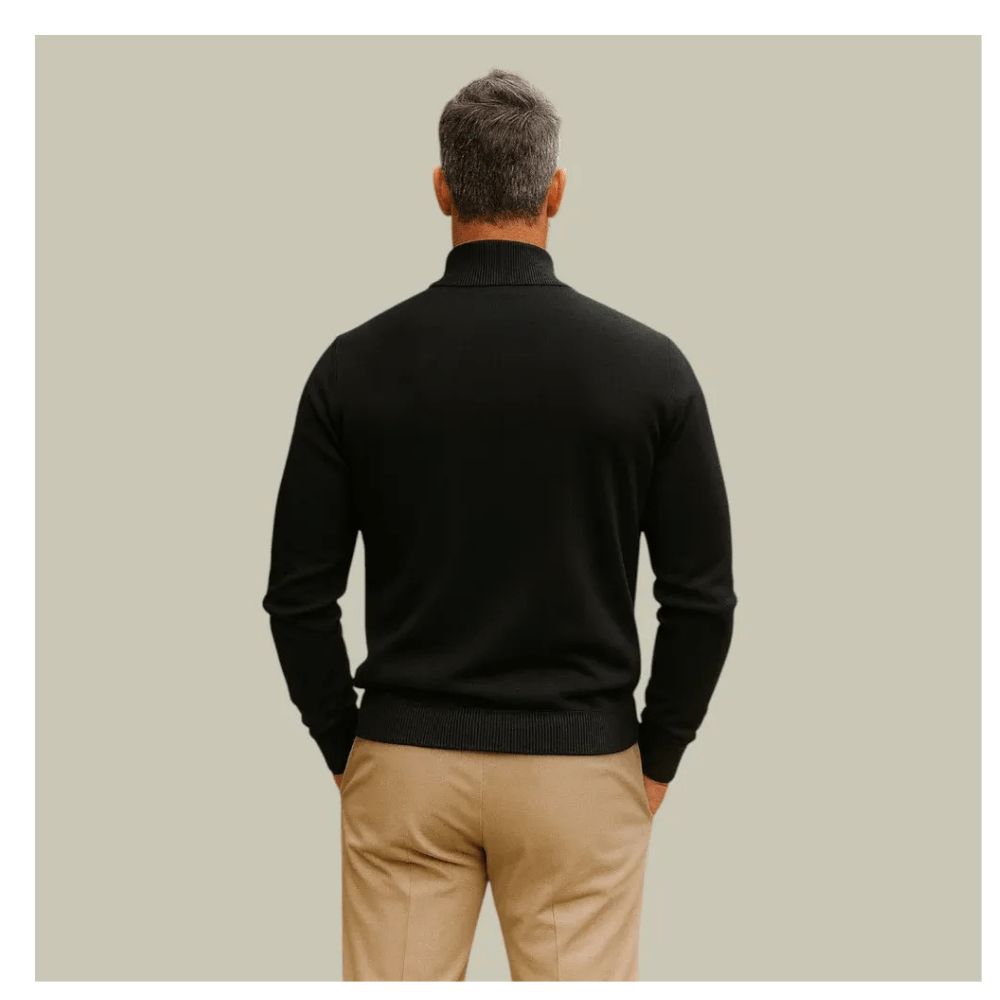 Seralvia Adrian - Half-zip Heren Sweater Gebreide Trui met Ritsluiting