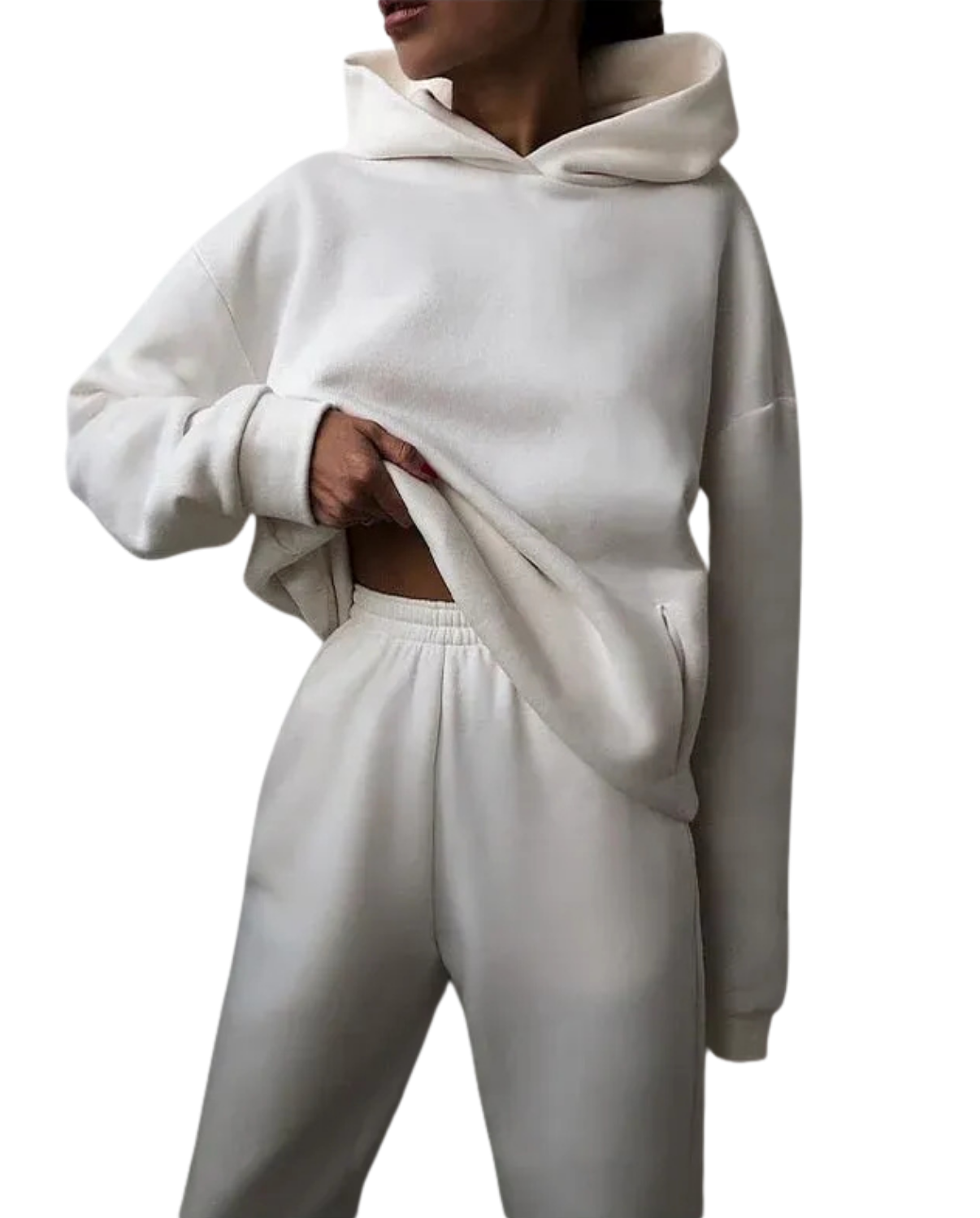 Eva - Oversized Dames Hoodie Joggingpak met Broek in Comfortabele Set