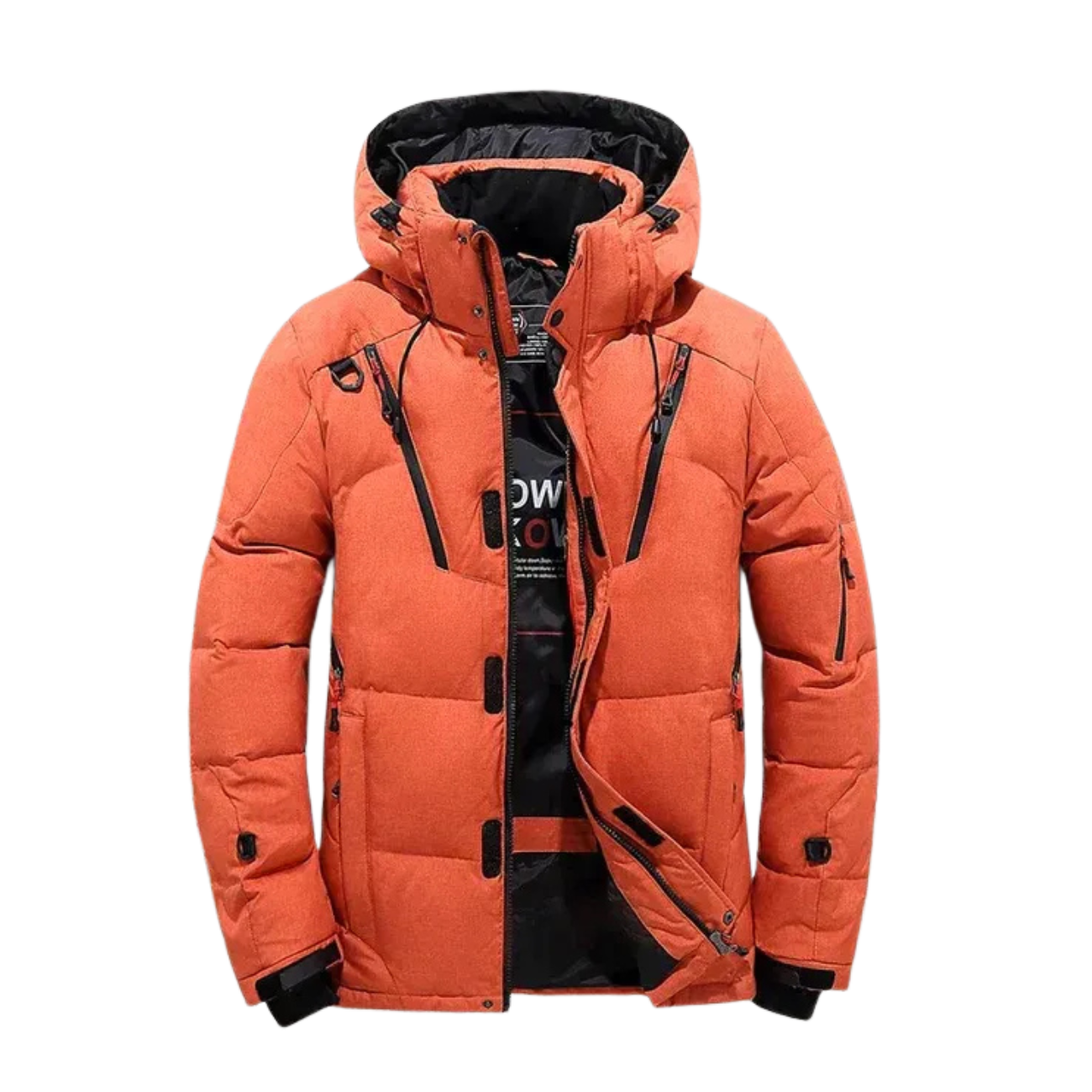 Marcus - Lange Winterjas met Capuchon voor Heren