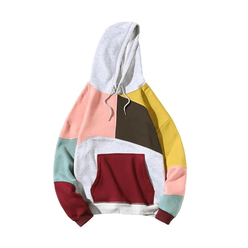 Seralvia Thomas - Heren Hoodie met Print Kleurrijk Herfst Design & Casual Trui