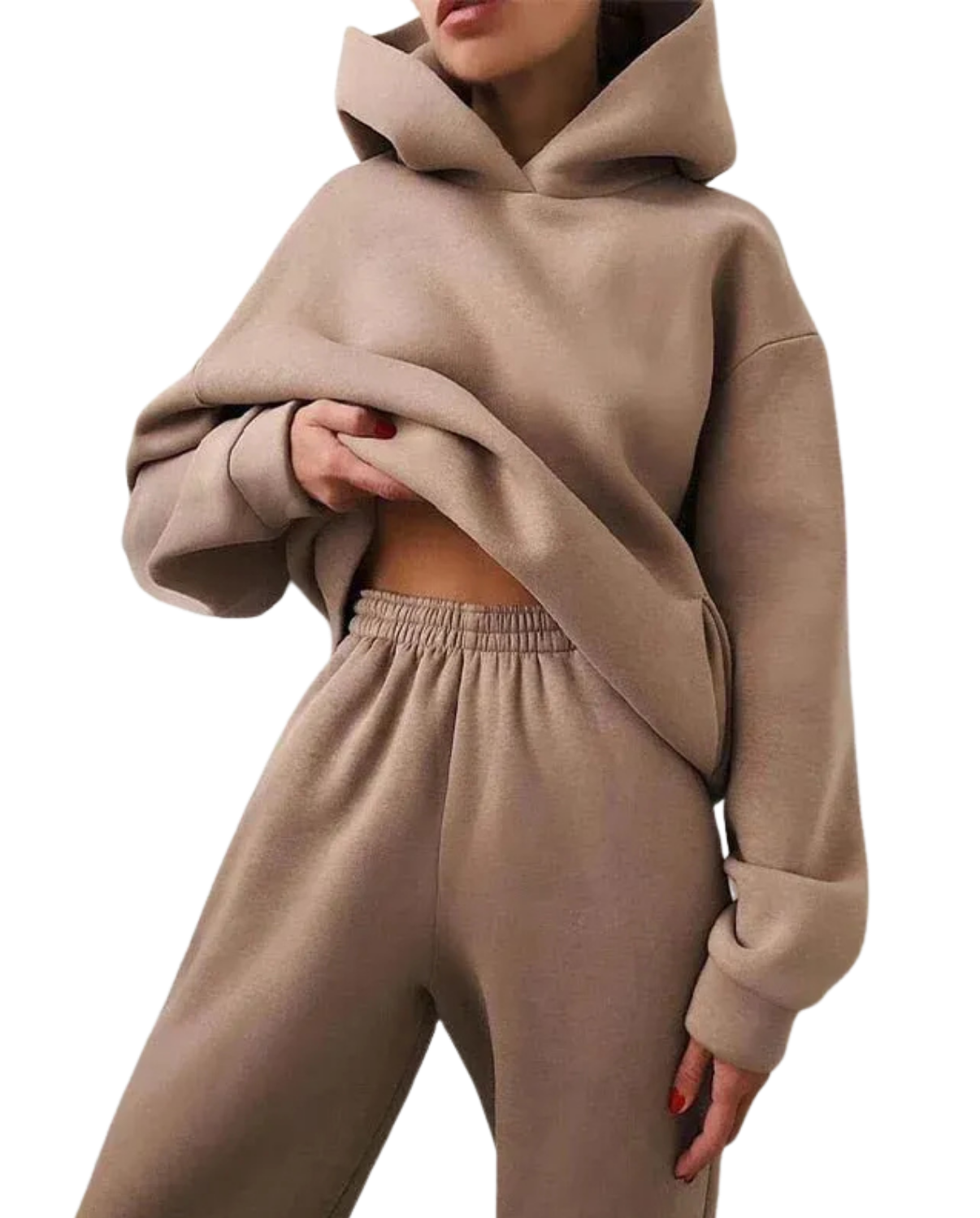 Eva - Oversized Dames Hoodie Joggingpak met Broek in Comfortabele Set
