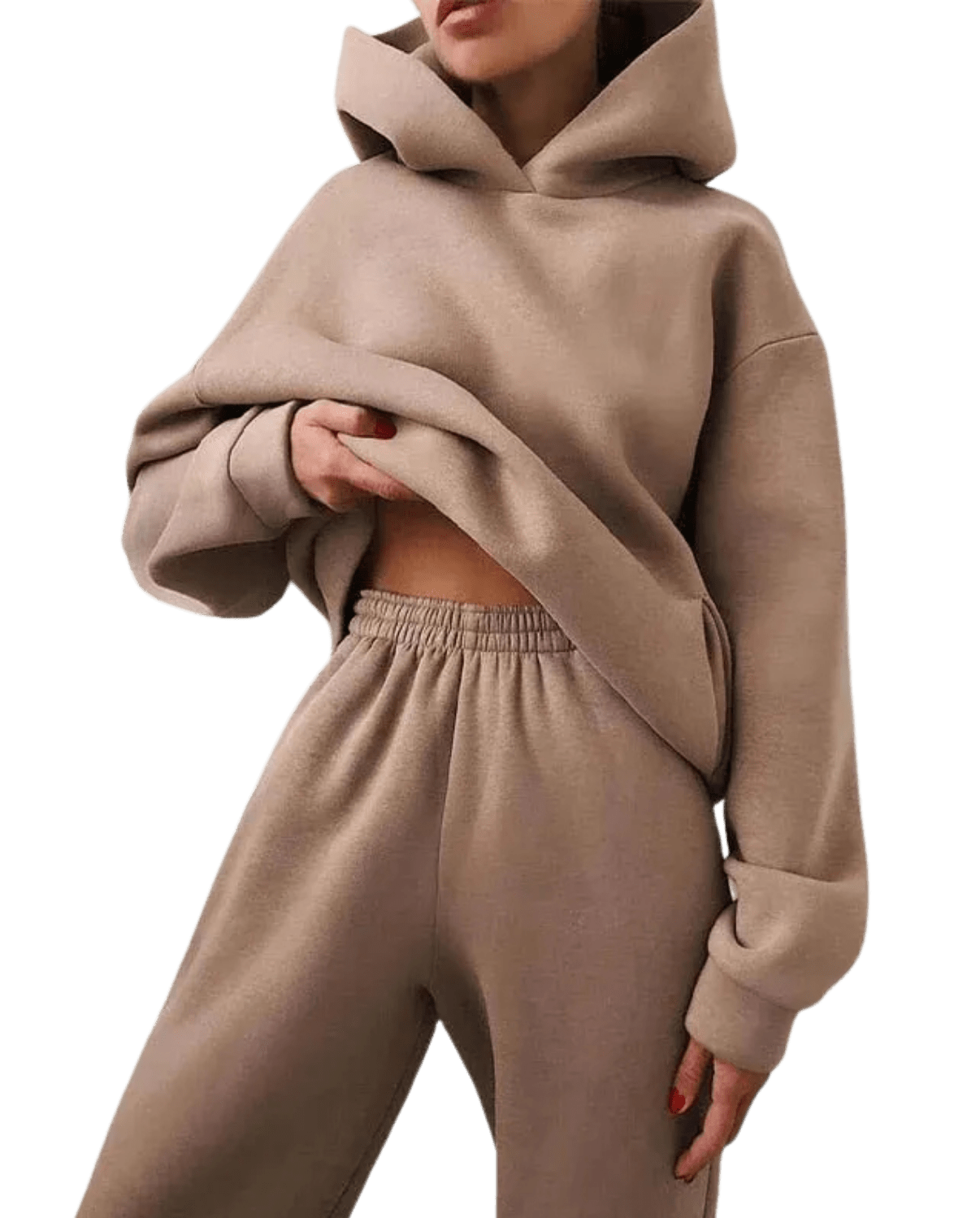 Seralvia Eva - Oversized Dames Hoodie Joggingpak met Broek in Comfortabele Set