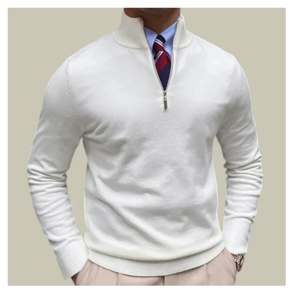 Seralvia Adrian - Half-zip Heren Sweater Gebreide Trui met Ritsluiting