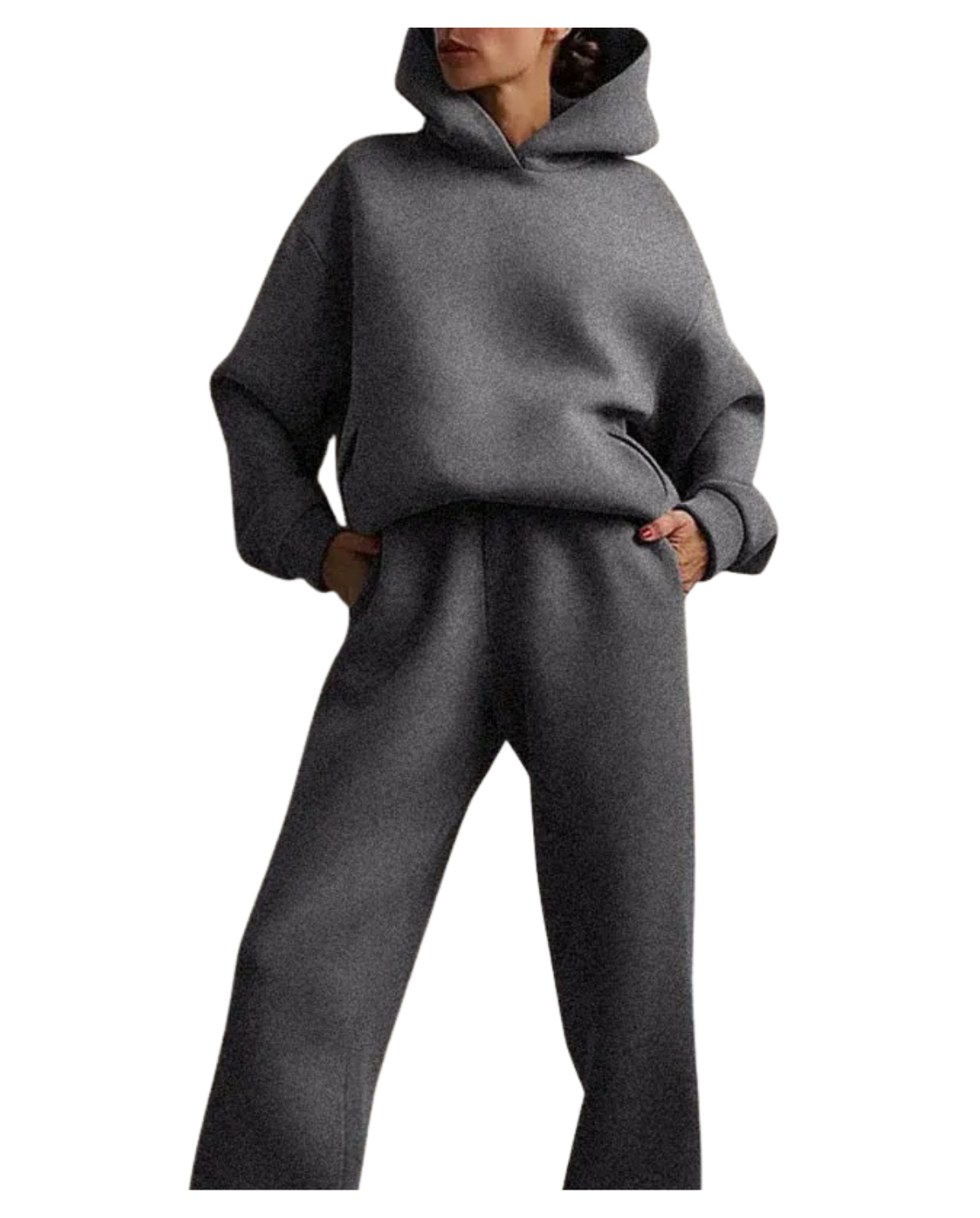 Eva - Oversized Dames Hoodie Joggingpak met Broek in Comfortabele Set