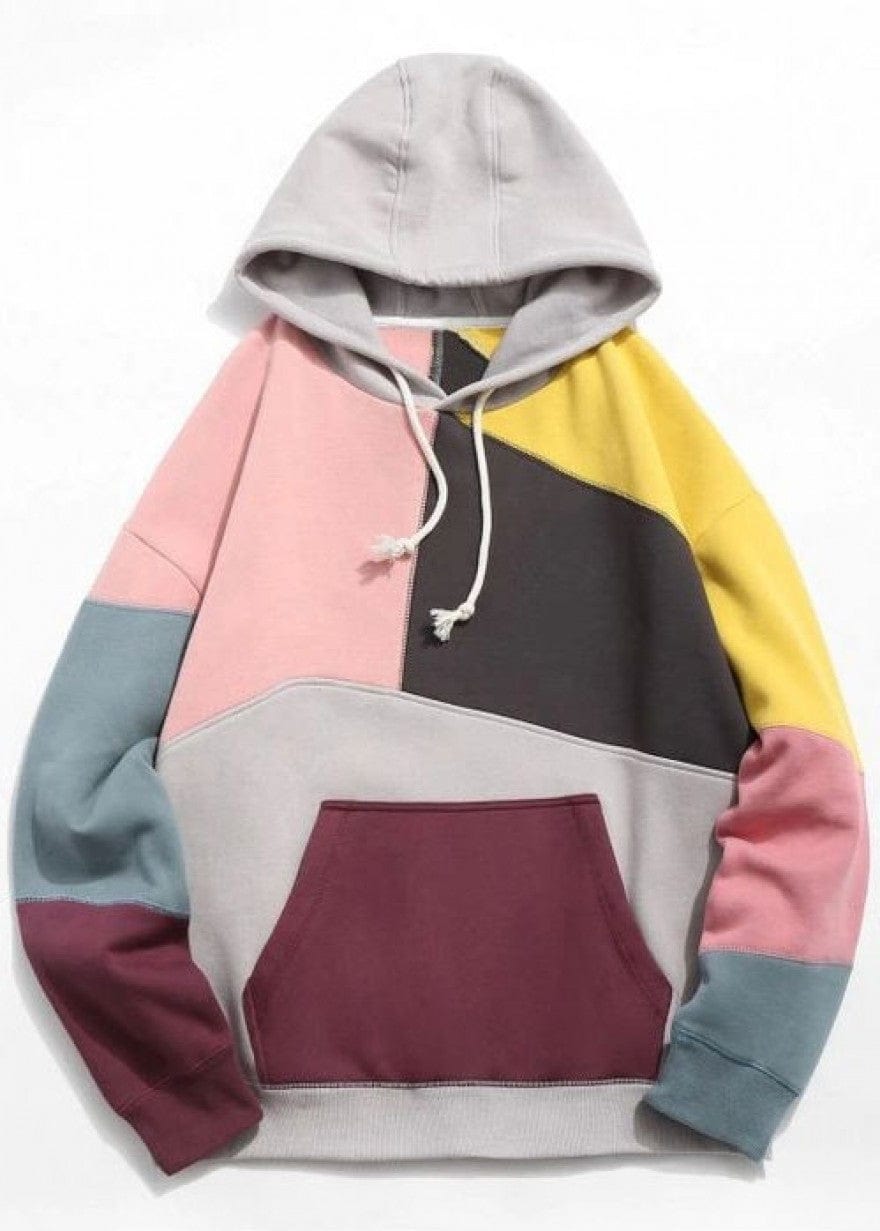 Seralvia Thomas - Heren Hoodie met Print Kleurrijk Herfst Design & Casual Trui