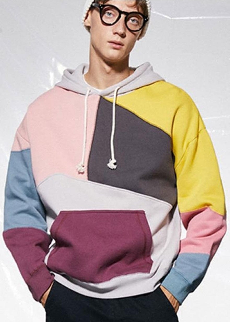 Seralvia Thomas - Heren Hoodie met Print Kleurrijk Herfst Design & Casual Trui