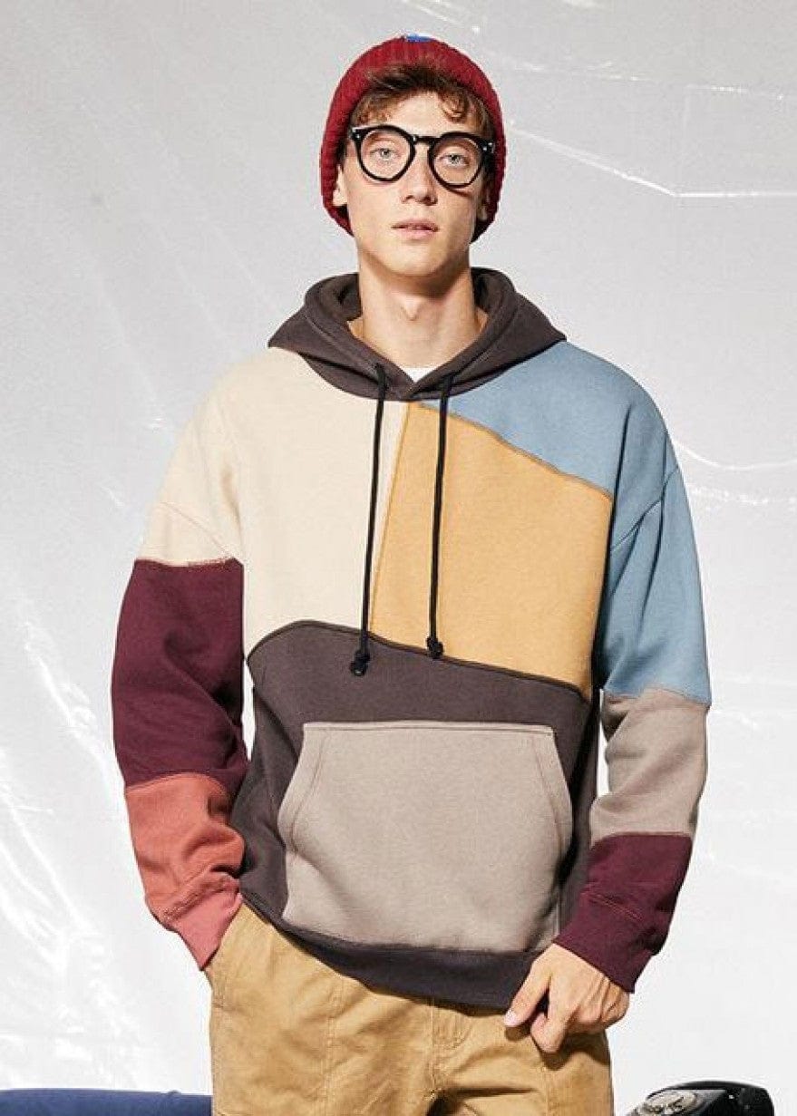 Seralvia Thomas - Heren Hoodie met Print Kleurrijk Herfst Design & Casual Trui