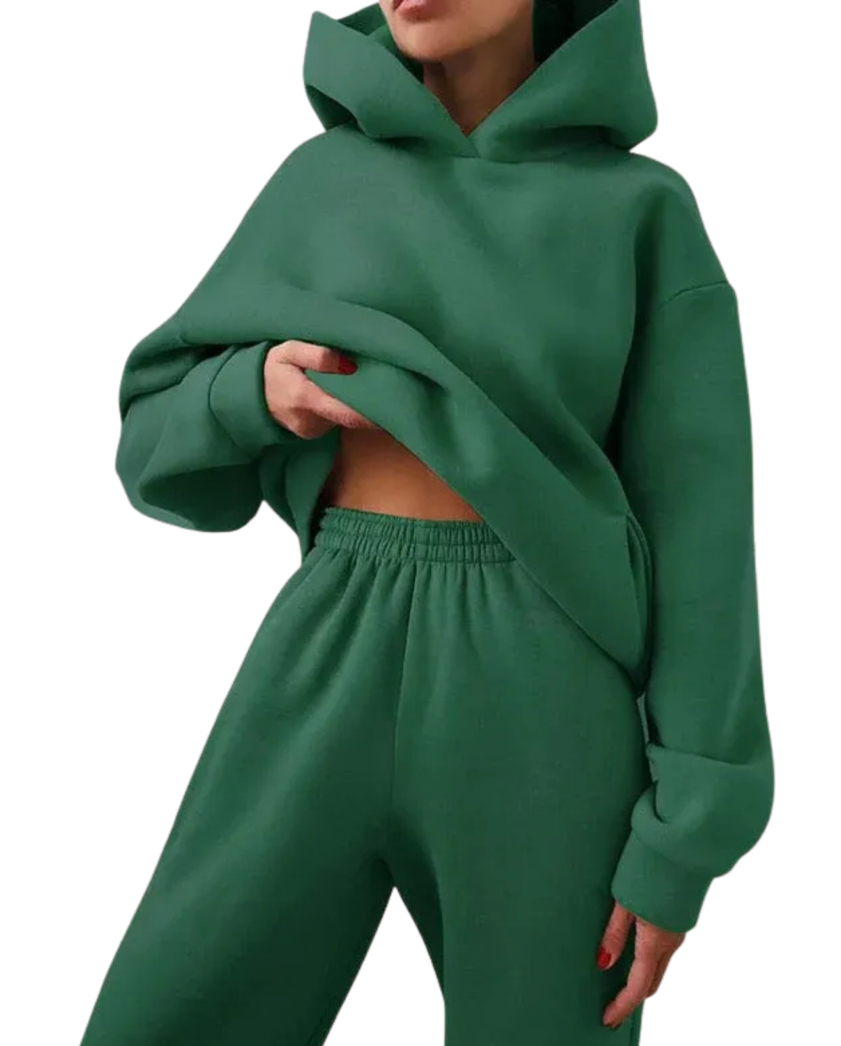 Eva - Oversized Dames Hoodie Joggingpak met Broek in Comfortabele Set